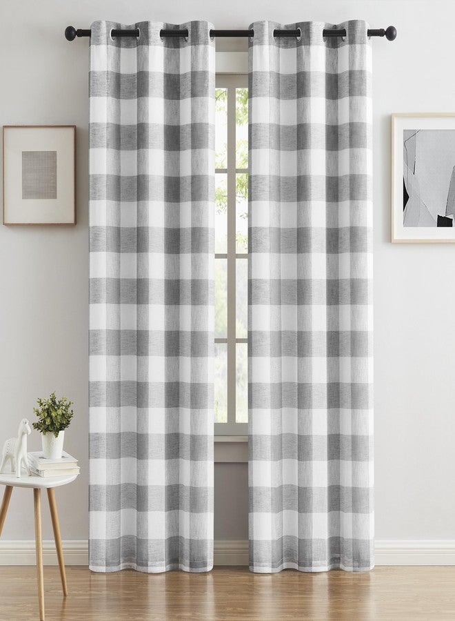 Bapawfish Window Curtain BP-54DBO-40x84x2GRY - Image 1