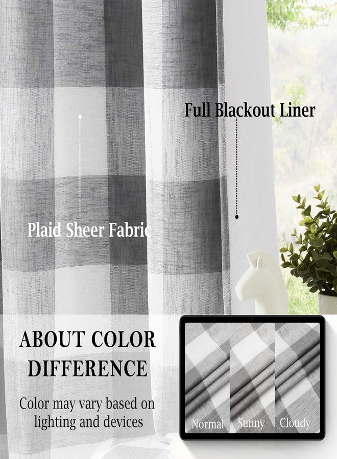 Bapawfish Window Curtain BP-54DBO-40x84x2GRY - Image 2