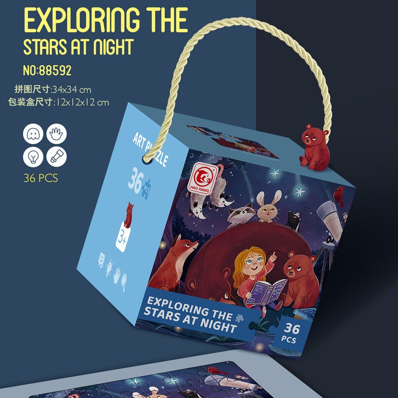 Carefully Selected New Children'S Puzzles Educational Toys Baby Birthday Gifts Kindergarten Souvenirs Christmas Halloween - Image 1