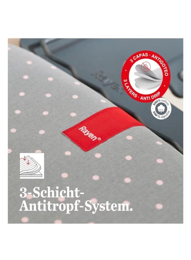 Rayen Premium Multi-Layer Ironing Board Cover | Anti-Wrinkle Secure Fit | Universal Size | Made in Spain - Image 5