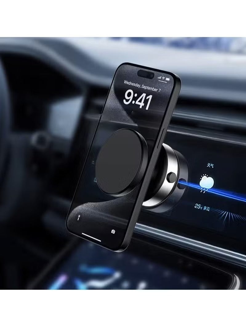 UMIXPRO Magnetic Suction Phone Holder 360° Rotation Universal Car Mirror u0026 Gym Mount for Metal u0026 Glass Surfaces - Image 2