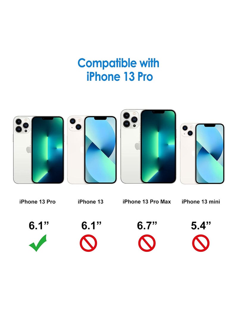 DUSALA Silicone Case for iPhone 13 Pro 6.1-Inch, Silky-Soft Touch Full-Body Protective Case, Shockproof Cover with Microfiber Lining - BLACK - Image 2