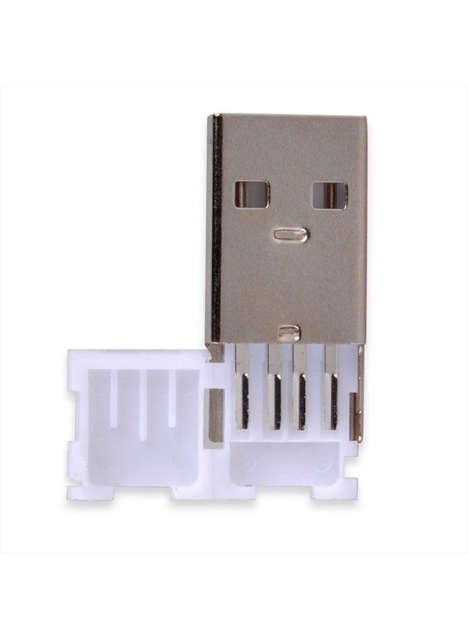 HTTX 20pcs Straight Soldering USB 2.0 A Type Male Port Plug Jack Connector, USB Repair Replacement Adapter - Image 2