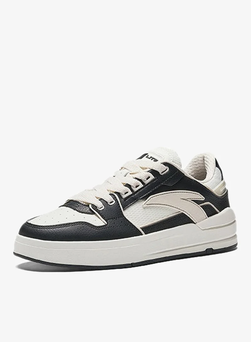 ANTA Stree LT Skater sneakers | Classic Color-Block Trendy Women Low-Top White