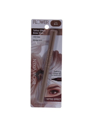 Flower Beauty Brow Vixen Tattoo Effect Stain Smudge Proof 12 Hr Wear Eyebrow Makeup with Chisel Tipped Applicator Contains AloeVera & Vitamin E, Taupe, 0.034 Oz - pzsku/Z970FE763E41254646621Z/45/1743361264/e9b325f8-3a28-4968-90bf-28596ba593c6