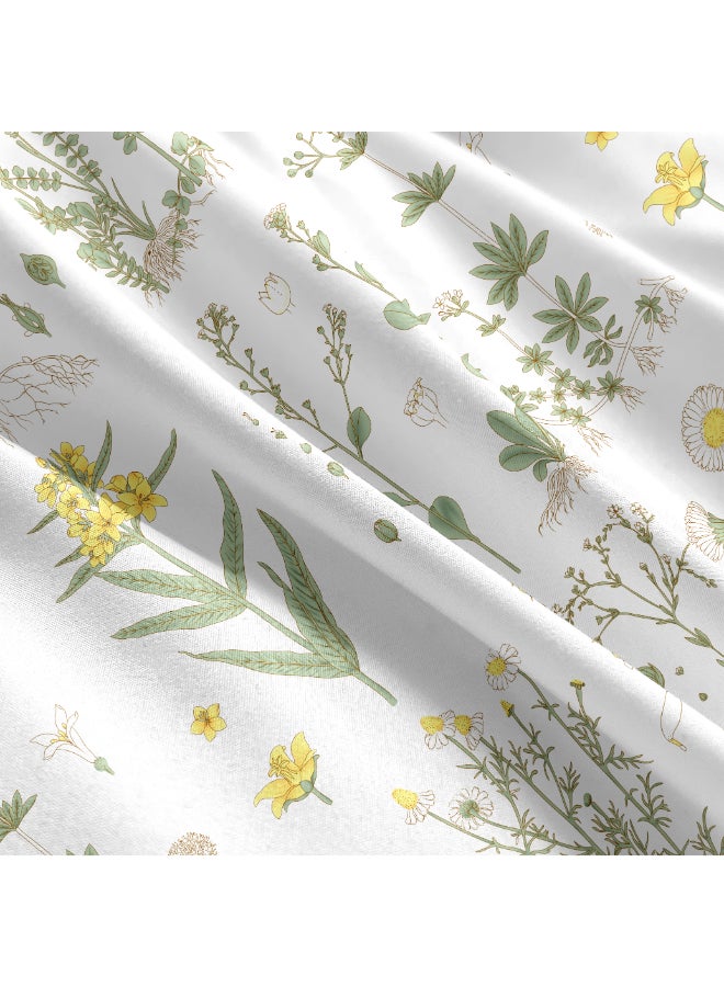 Noon East 4Pcs Duvet Cover Set | Soft Microfiber Material | Multiple Color | 1 Duvet Cover 160 X 220 Cm, 1 Fitted Sheet 120 X 200 Cm With 30 Cm Deep Pocket, 2 Pillow Cases 50 X 75 Cm | Suitable For Single Size Mattress - Image 3