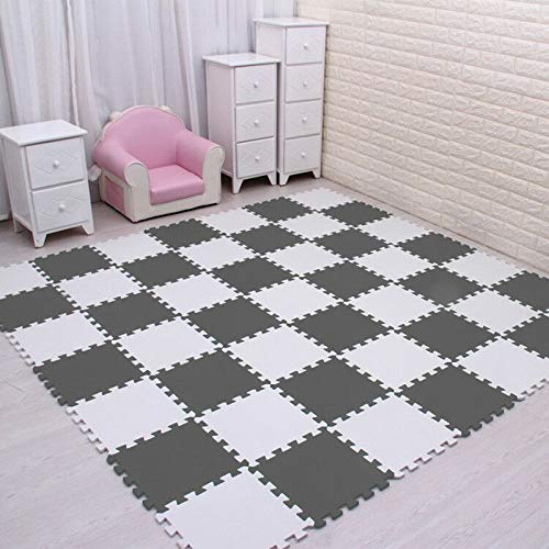 MQIAOHAM 18 Pieces Puzzle Play Mats Soft Baby Play Mat Kids Interlocking Foam Floor Tiles Toddlers Carpet Playmats G301018101112 - Image 5