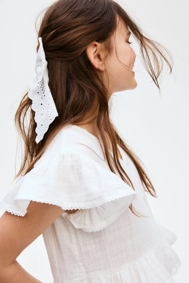 H&M Cotton muslin blouse