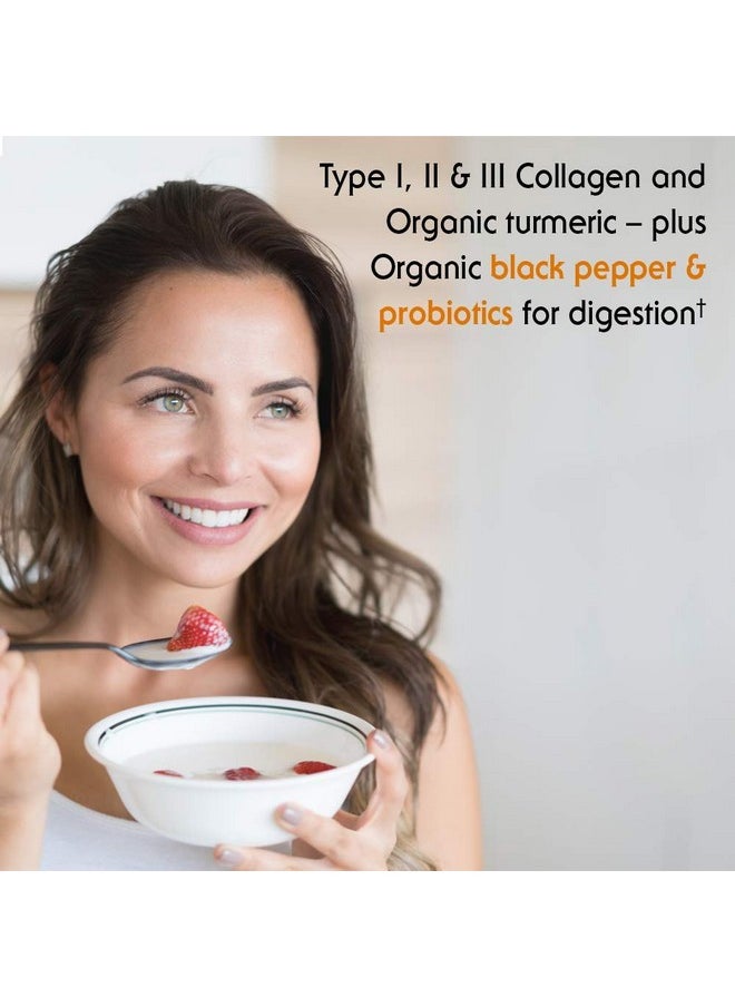 Garden of Life Multisourced Protein Hydrolyzed Collagen Peptides Powder Supplements For Women Men Joints Mobility Apple Cinnamon Turmeric 20 Servings 7.76 Oz  - Image 4
