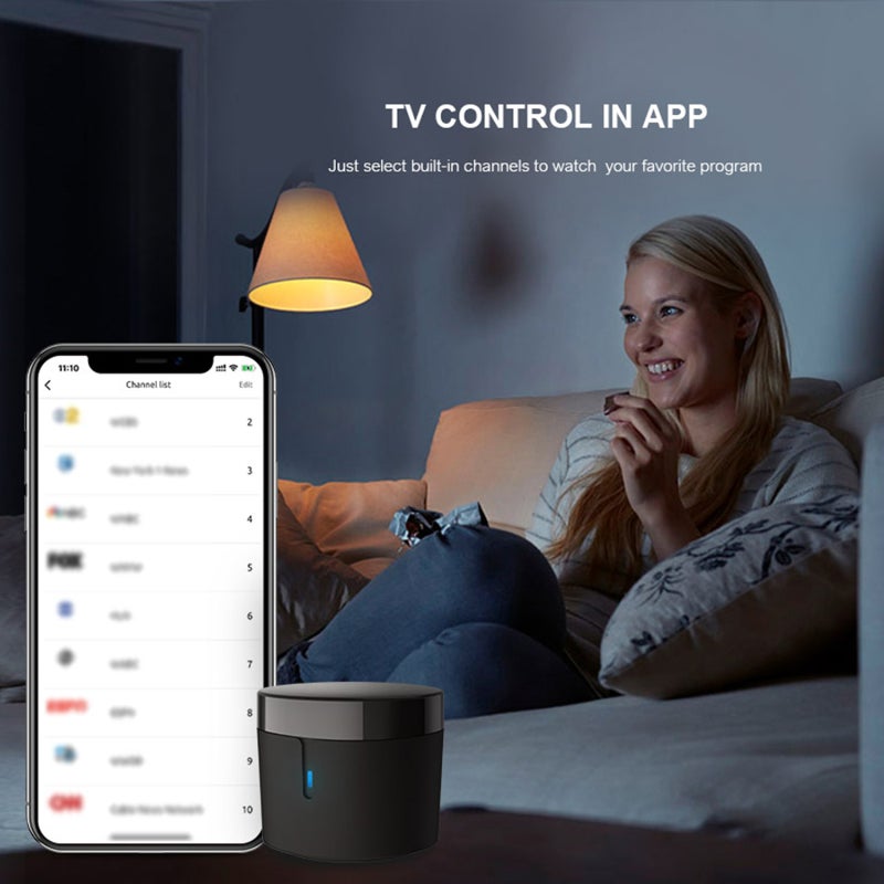 Broadlink RM4 Mini IR Universal Remote Control Smart Home Automation Wi-Fi Infrared Blaster for TV Air Conditioner STB Audio, , Google Home, IFTTT - Image 2