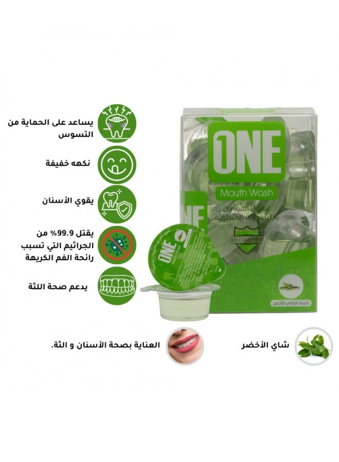 One -Mouthwash Capsules with Green Tea, 20 capsules *15 ml - Image 1