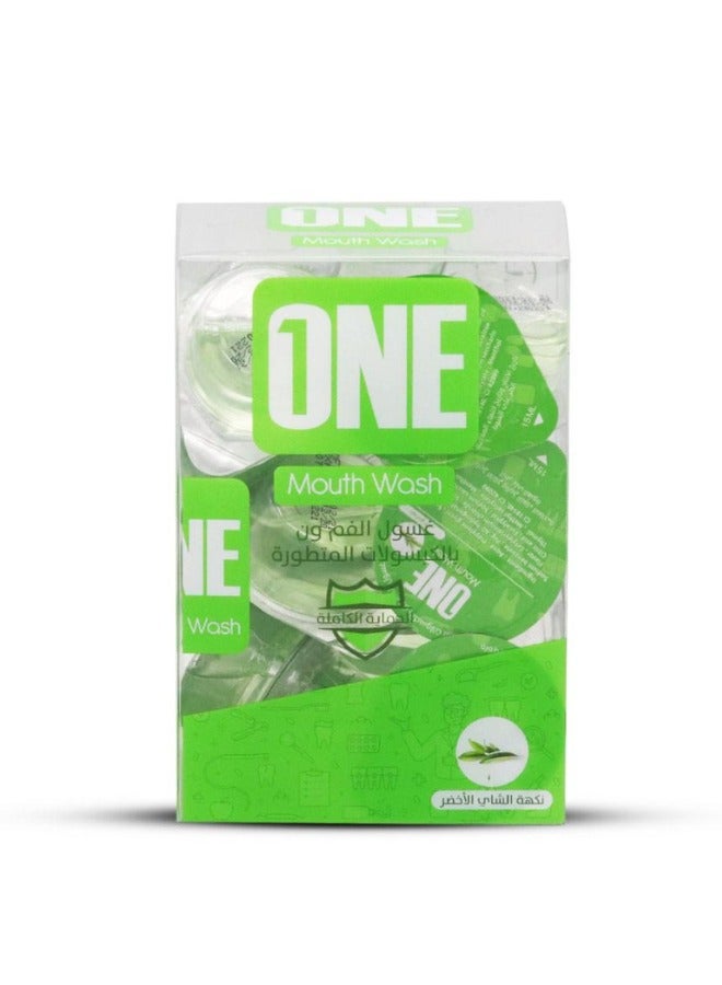 One -Mouthwash Capsules with Green Tea, 20 capsules *15 ml - Image 2