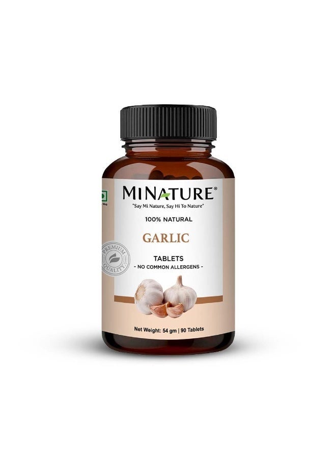 minature Garlic Tablet  Herbal |Non-GMO, Vegan, Gluten Free | from India |500mg 90 Tablets, 45 Days |Supply - Image 1