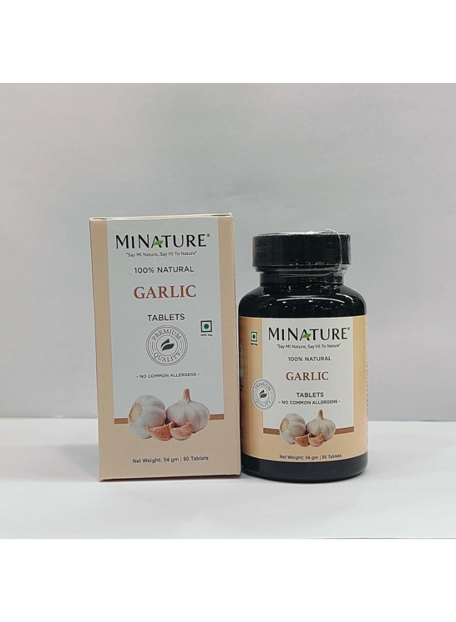 minature Garlic Tablet  Herbal |Non-GMO, Vegan, Gluten Free | from India |500mg 90 Tablets, 45 Days |Supply - Image 3