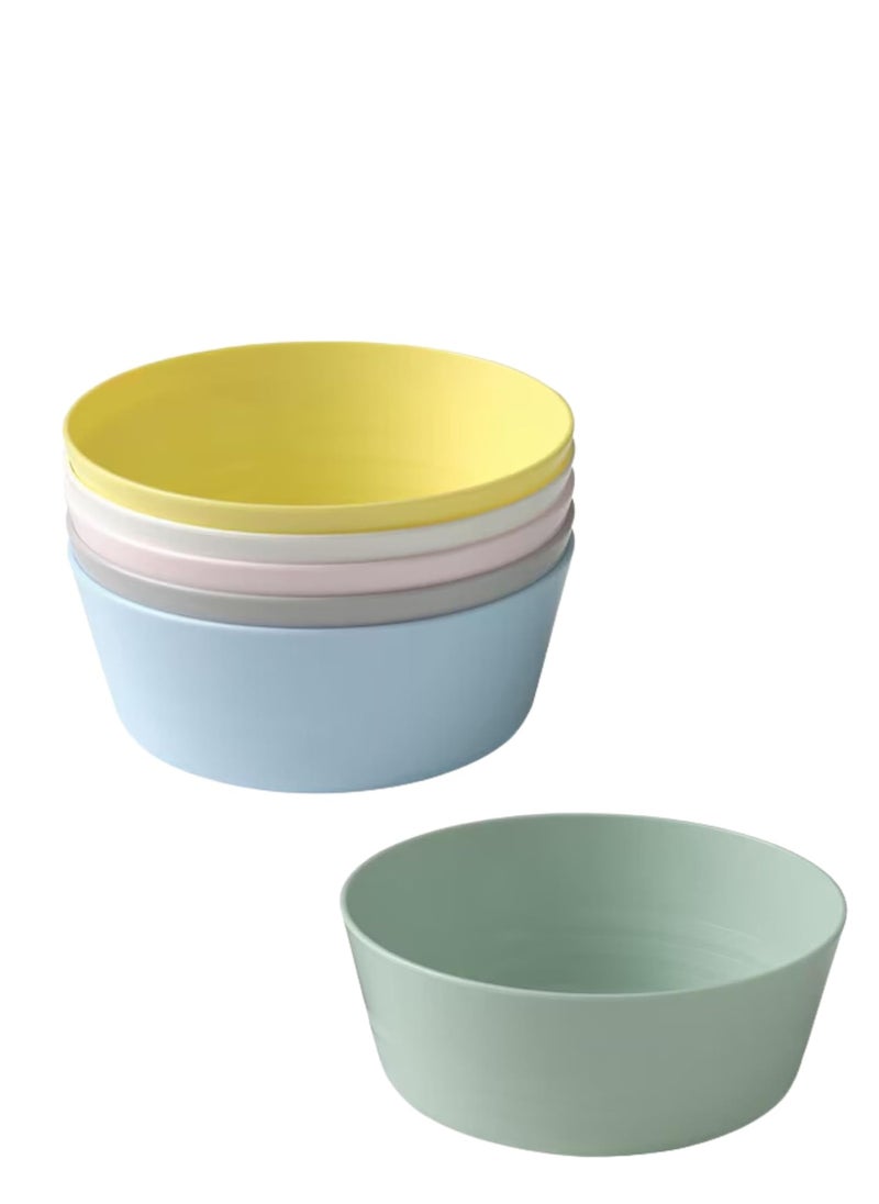 IKEA (イケア) Colorful bowls for children plastic 6 pieces  - Image 1