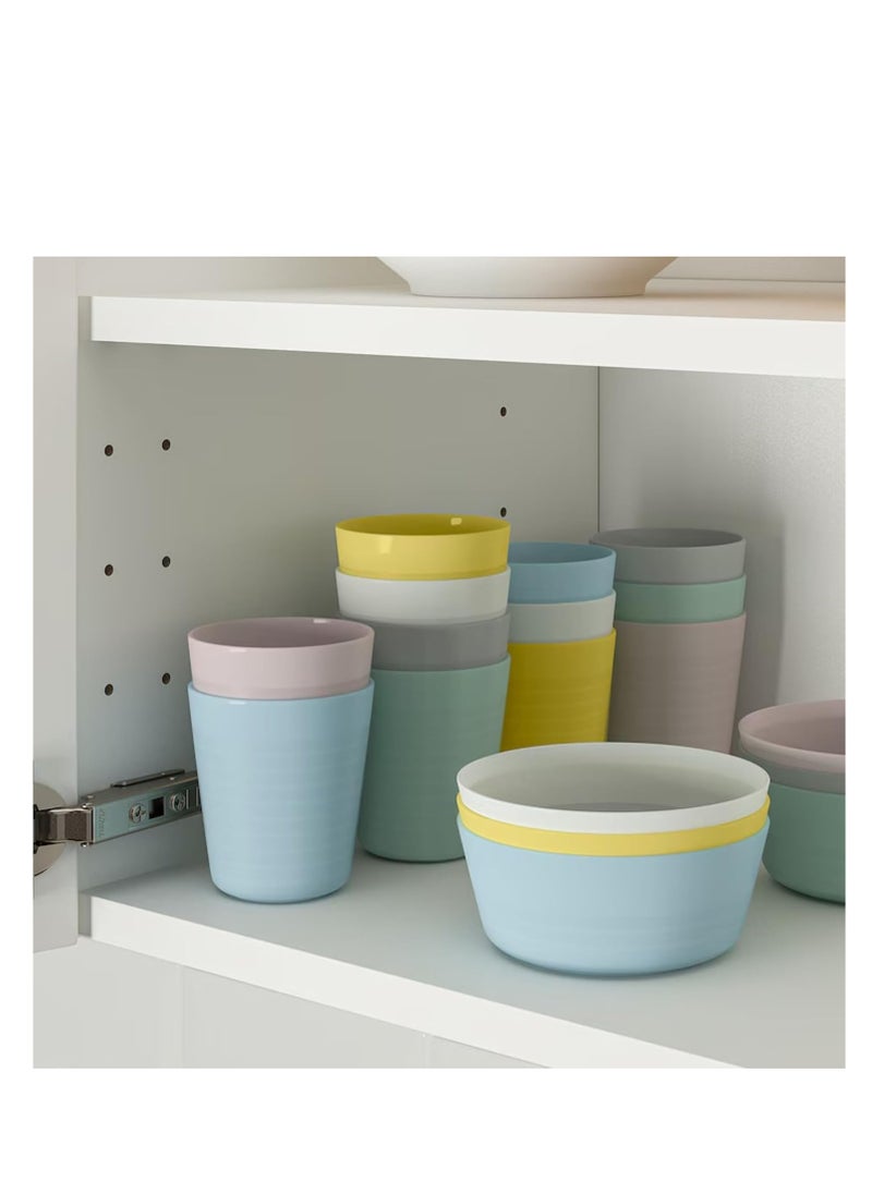 IKEA (イケア) Colorful bowls for children plastic 6 pieces  - Image 2