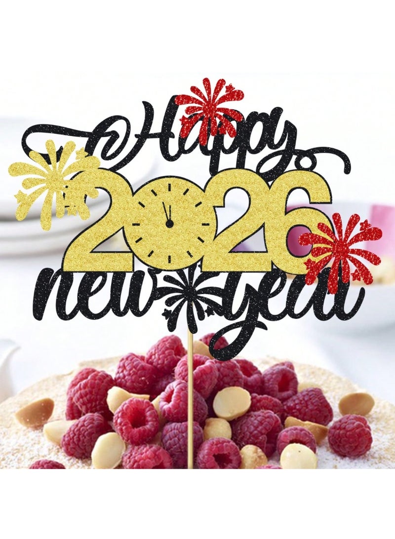 زينة راس السنة والعام الجديد 2026 اعواد زينة و تغريسات لتزيين الكيك لمناسبة استقبال العام الجديد - Image 5