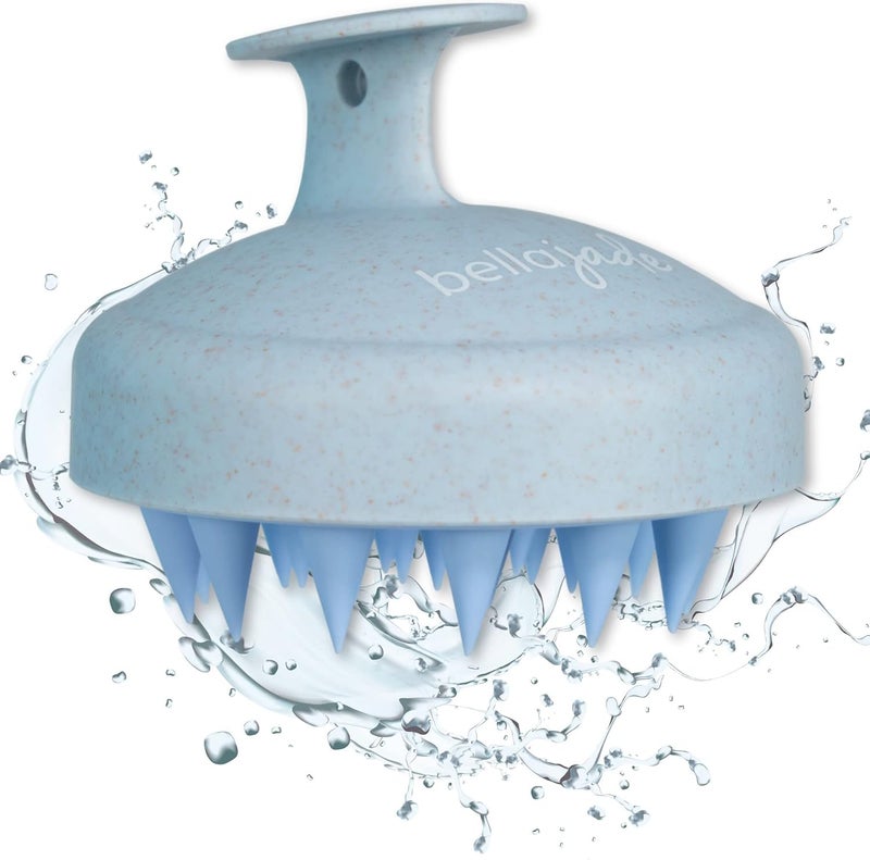 Scalp and Head Massager Shampoo Brush for Hair Growth Dandruff and Dry Scalp Blue