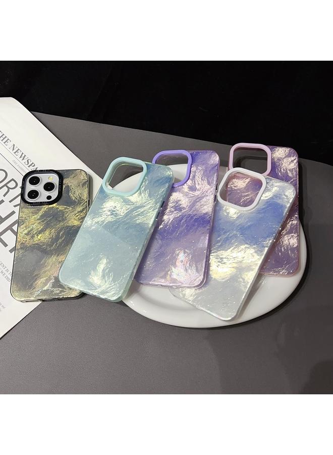 S-TOP Case For iPhone 12 Pro Tinfoil Texture Colorful Lens Frame IMD Acrylic Phone Case - Image 5