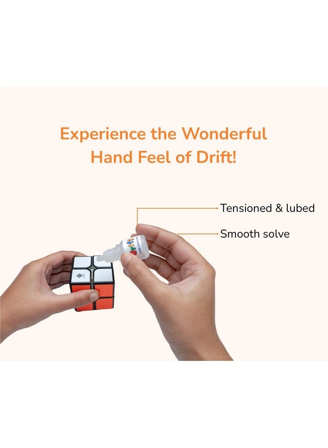 Cubelelo Drift 2X2 Black Speed Cube | Sleek & Fast Puzzle For Kids And Adults | Brain-Boosting Magic Cube For Kids Adults Comes In (Multicolor) Design  - Image 4