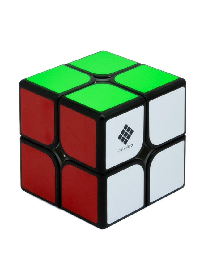 Cubelelo Drift 2X2 Black Speed Cube | Sleek & Fast Puzzle For Kids And Adults | Brain-Boosting Magic Cube For Kids Adults Comes In (Multicolor) Design  - Image 1