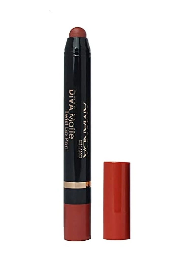 Amanda Milano - Amanda Milano Diva Matte Lipstick, Shade Number 14 - Image 1