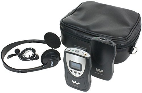 Williams AV Williams Sound PFM PRO Personal FM Listening System, 17 Selectable Channels, 72-76 MHz Operating Frequencies, FM Signal, Compression, Mute Control, Operates up to 150 Feet - Image 1