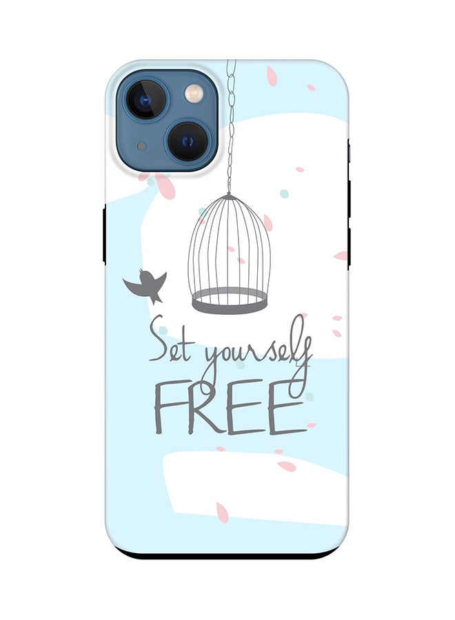Stylizedd Tough Pro Case for iPhone 15 Plus Dual Layer Hybrid PC TPU Customized Mobile Cover Matte Finish Phone Case - Set Yourself Free - Image 1