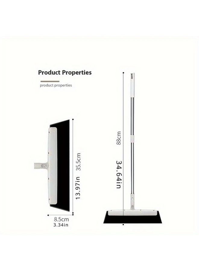 Khaki EVA Water Squeegee Multifunctional Tool For Bathroom Floor Quick Cleanup - Image 3