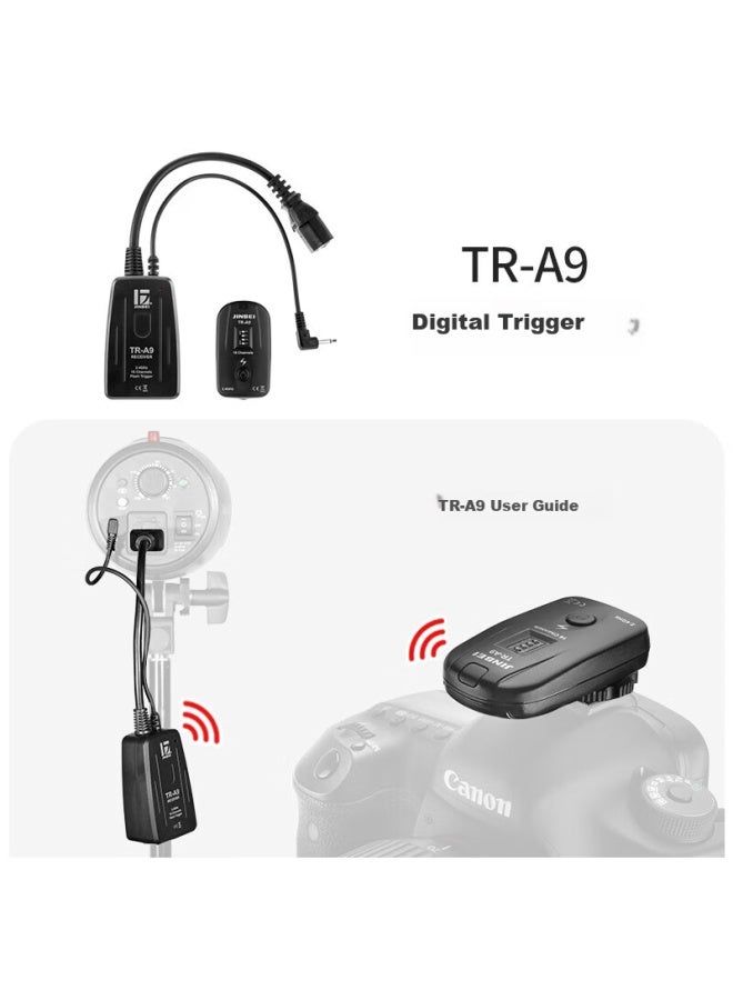 Jinbei Jinbei Digital Flash Trigger Studio Flash Light Photography Studio 2.4Ghz Wireless Trigger For Dslr Camera Universal Version Tr-A9 Transmitter - Image 2