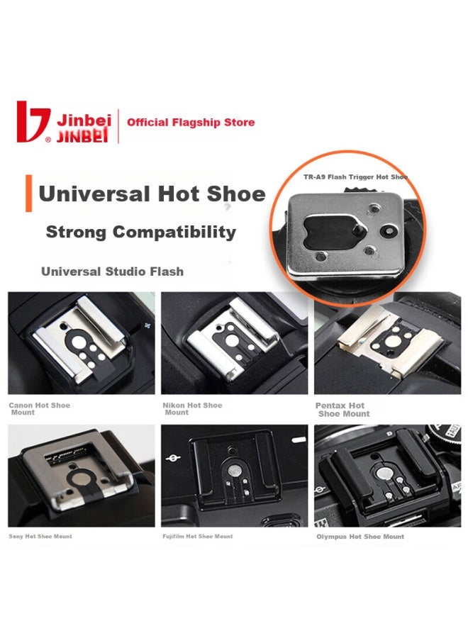 Jinbei Jinbei Digital Flash Trigger Studio Flash Light Photography Studio 2.4Ghz Wireless Trigger For Dslr Camera Universal Version Tr-A9 Transmitter - Image 4