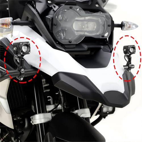 STHIRA® 17-22 mm 7/8 inch Motorcycle Handlebar Mounting Bracket Kit for Headlight Clamp Bracket,Connecting Plate,Hex Key Screws Headlight Fog Light Mounting Fittings Reliable Assembly Accessories - Image 3