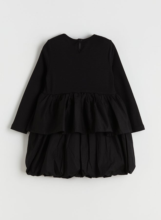 ال سي وايكيكي فستان أطفال بنات بأكمام طويلة - Image 2