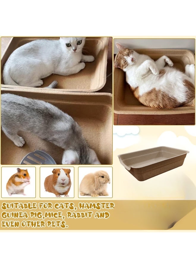 Bioline صينية فضلات القطط القابلة للاستخدام لمرة واحدة من بيولين 40x30x10 سم | صحية ومضادة للتسرب | مثالية للسفر والاستخدام اليومي - Image 4