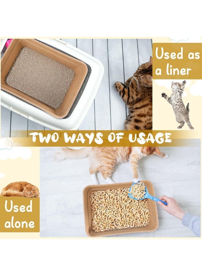 Bioline صينية فضلات القطط القابلة للاستخدام لمرة واحدة من بيولين 40x30x10 سم | صحية ومضادة للتسرب | مثالية للسفر والاستخدام اليومي - Image 2