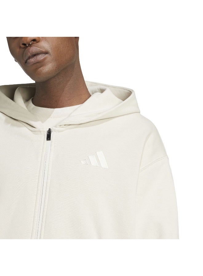 Adidas Adidas M A Szn Ft Fz M Beige Not Sports Specific Track Tops For Men  - Image 5