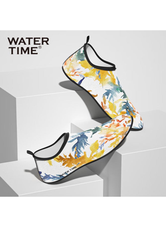 Watertime/shuichuan Beach Shoes For Women, Men And Children, Non-slip Soft Sole, Summer Swimming Diving Printed Water Shoes, Size L - Image 3
