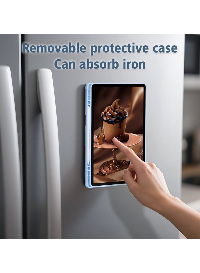 For Galaxy Tab S10 FE+ 13.1-inch Magnetic Detachable Keyboard Case with S Pen Slot Multi-mode Stand Smart Hibernation Case - Image 3