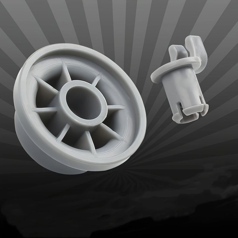 8 Pcs Dishwasher Lower Rack Wheel Replacement Compatible with 165314 420198 423232 AP2802428 PS8697067 - Image 2