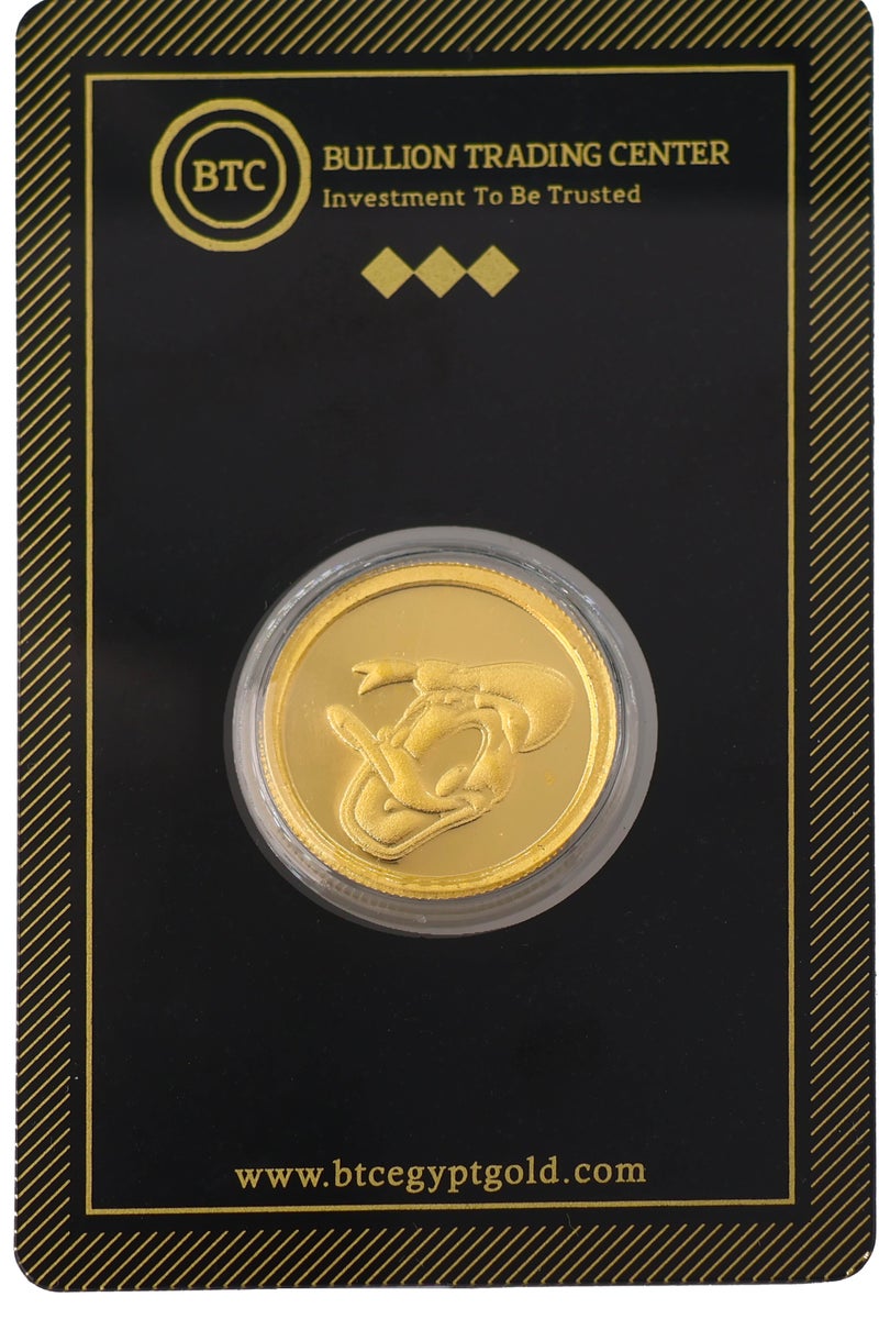 بي تي سي جنيه ذهب بطوط عيار 24 بوزن 8 غرام - Image 1