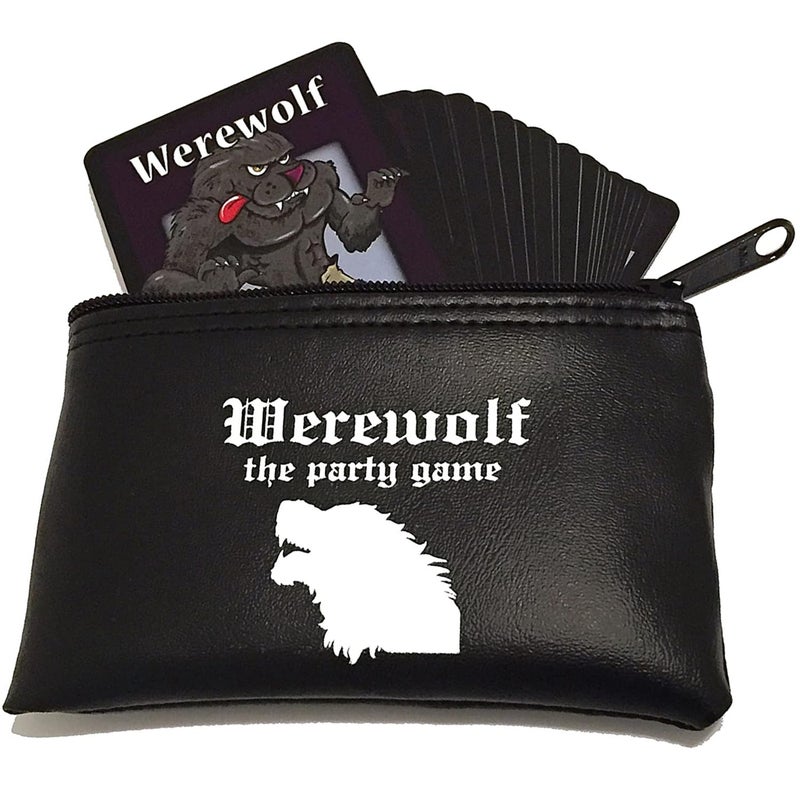 Apostrophe Games Werewolf The Party Game – 42 Role Cards, for 7 to 30 Players – Halloween Game Night, for Adults and Teens – Interactive Board Game - Image 1