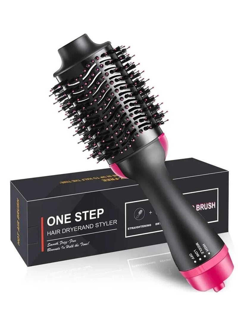 One Step Hair Dryer 3 In 1 Electric One Step Hair Dryer Hot Air Styler Volumizer Hair Dryer and Hot Air Brush - Image 1