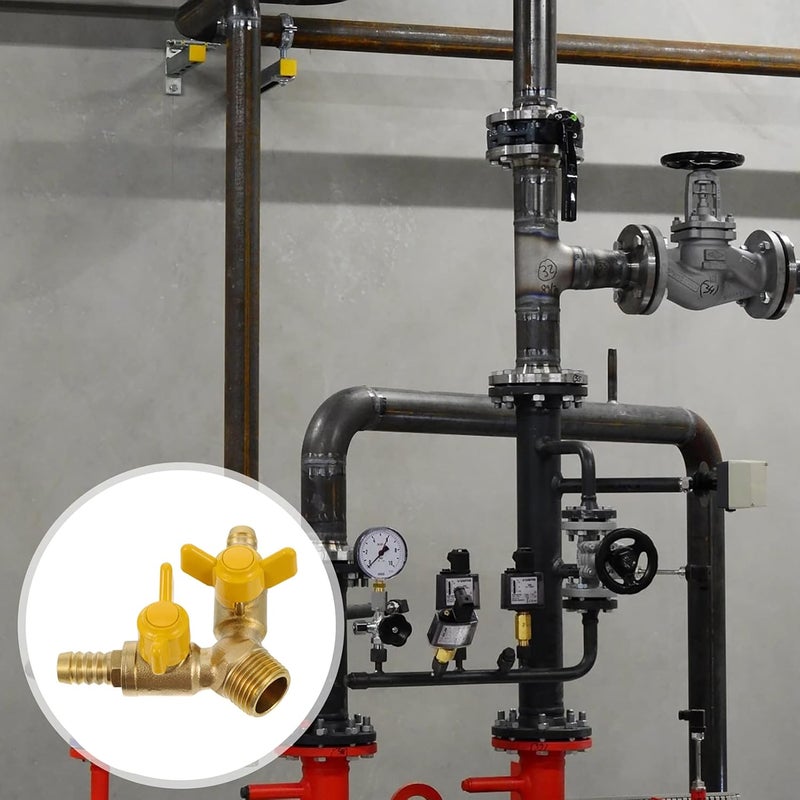 1pc Brass Way Gas Valve Construction Quick Open for Efficient Gas Control for Pneumatic Systems and Applications - Image 2