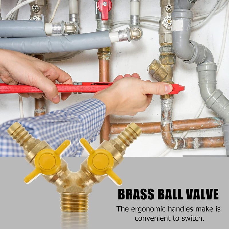 1pc Brass Way Gas Valve Construction Quick Open for Efficient Gas Control for Pneumatic Systems and Applications - Image 5