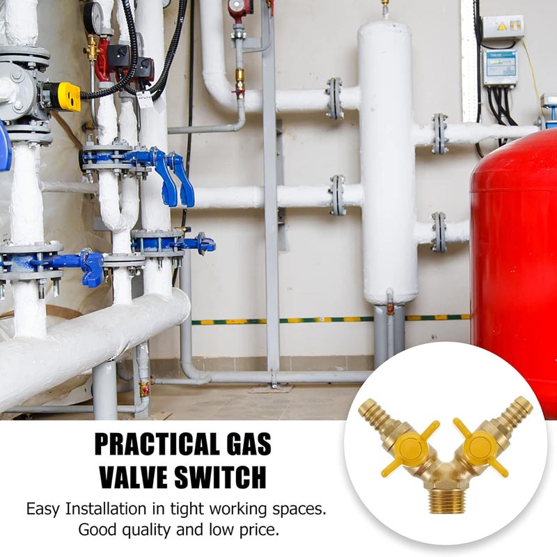 1pc Brass Way Gas Valve Construction Quick Open for Efficient Gas Control for Pneumatic Systems and Applications - Image 3