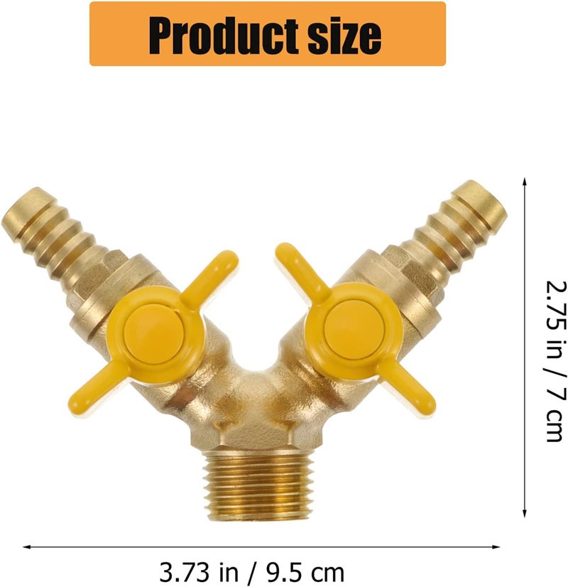 1pc Brass Way Gas Valve Construction Quick Open for Efficient Gas Control for Pneumatic Systems and Applications - Image 4