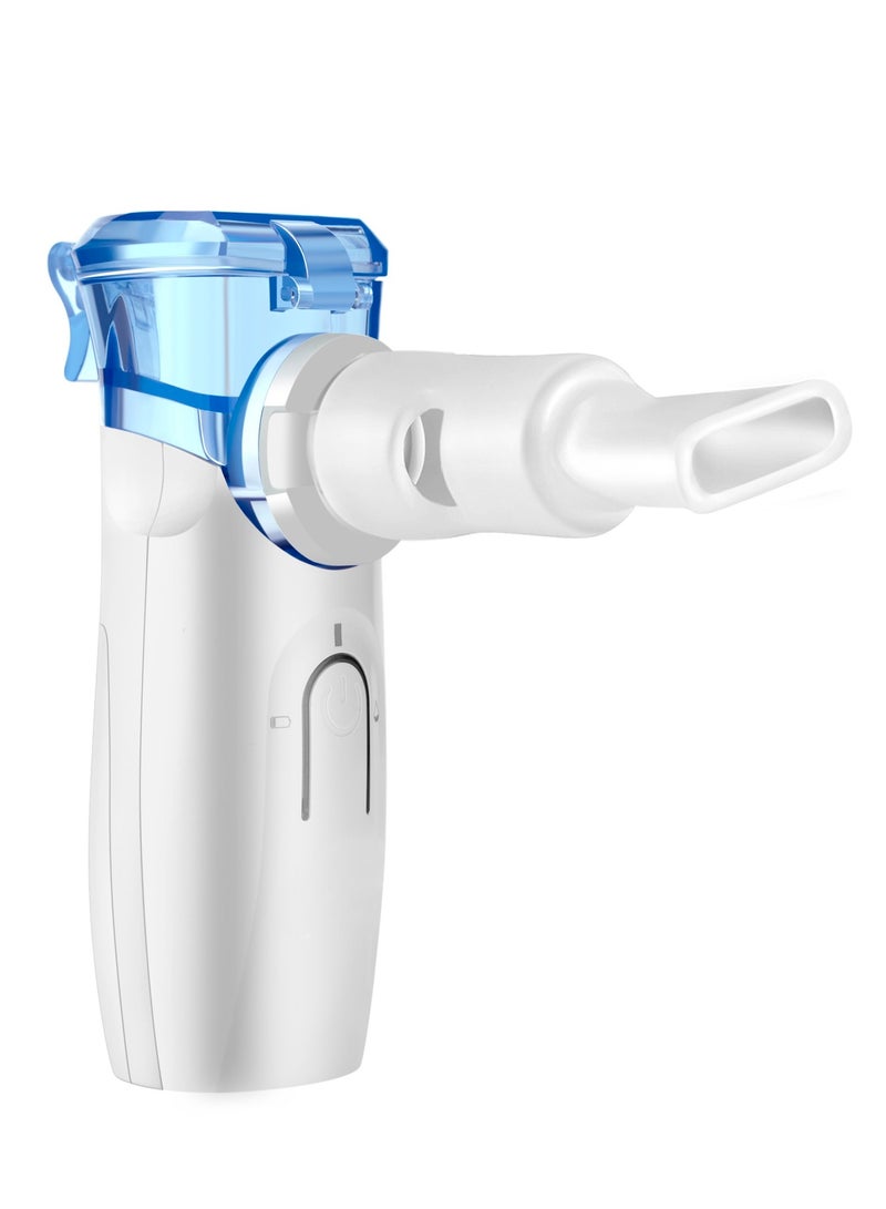 CARE Portable Mesh Nebulizer, Portable Nebulizers Cool Mist Steam Inhaler for Adults and Children Mini Ultrasonic Humidifier for Home and Travel Use Mesh Inhalators with Masks and Mouthpieces, USB/Battery - Image 3