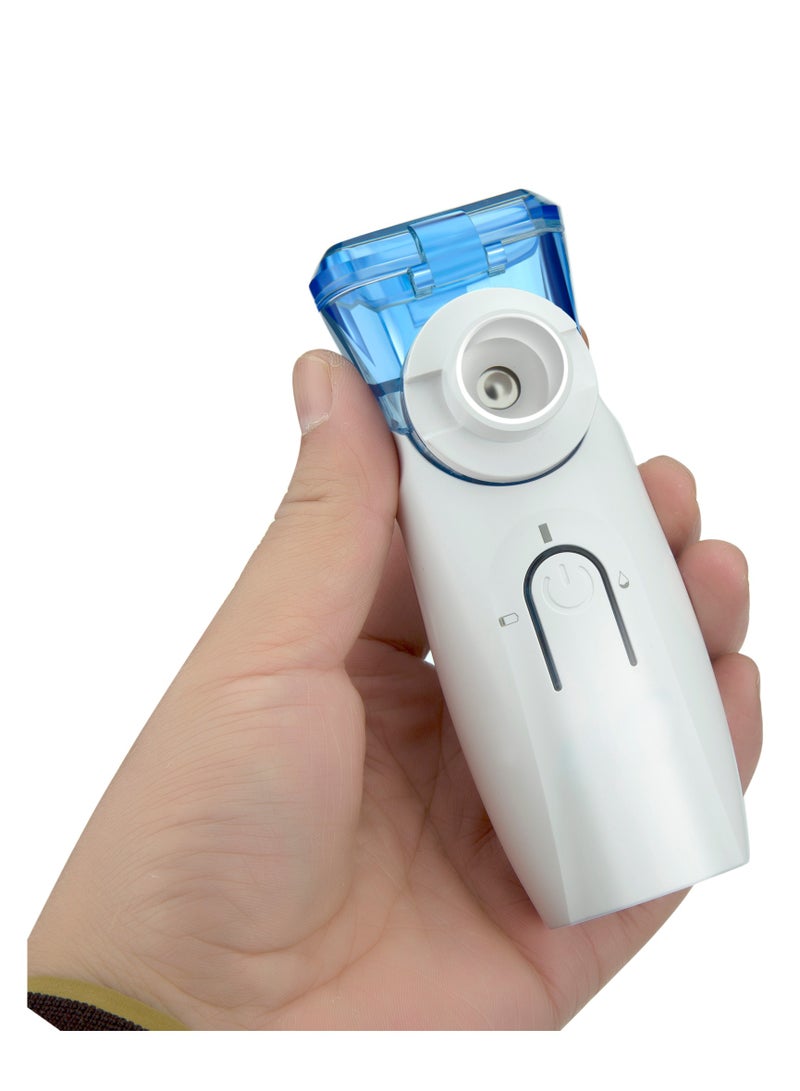 CARE Portable Mesh Nebulizer, Portable Nebulizers Cool Mist Steam Inhaler for Adults and Children Mini Ultrasonic Humidifier for Home and Travel Use Mesh Inhalators with Masks and Mouthpieces, USB/Battery - Image 4