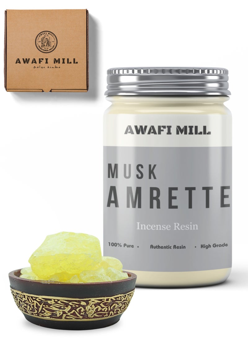 Awafi Mill Moroccan Musk Ambrette Crystal | Premium Synthetic Musk Crystals | Bakhoor Mix and Perfumery | Sweet Floral Aroma Long Lasting Musky Notes - Image 1