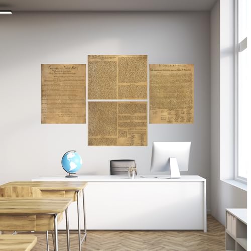 Young N Refined American Founding documents Laminated 3 pack EXTRA LARGE: US Constitution, Declaration of Independence and Bill of Rights reproduction NOW with BIGGER clearer Letters Young N Refined - Image 5